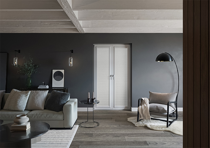 Hatched (Blackout), Ice Grey - Perfect Fit Blind - Image 11